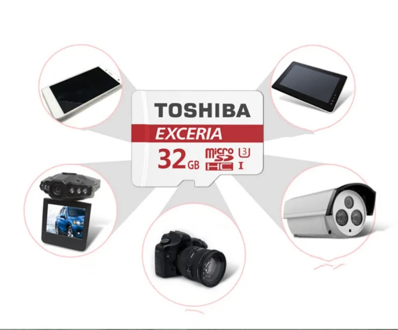 Карта памяти TOSHIBA M302 microSDHC/SDXC 32 GB/64 GB UHS-3 microSDHC UHS-I макс до 90 МБ/с. картой Micro SD объемом 16 Гб UHS-1 Class10