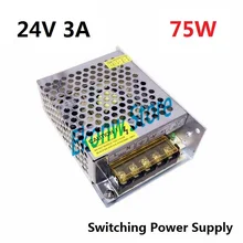75W 24V 3A Switching Power Supply font b Factory b font Outlet SMPS Driver AC110 220V