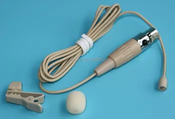 

Clip-On Beige Lavalier Condenser Microphone For Shure 4 Pin SH-B001