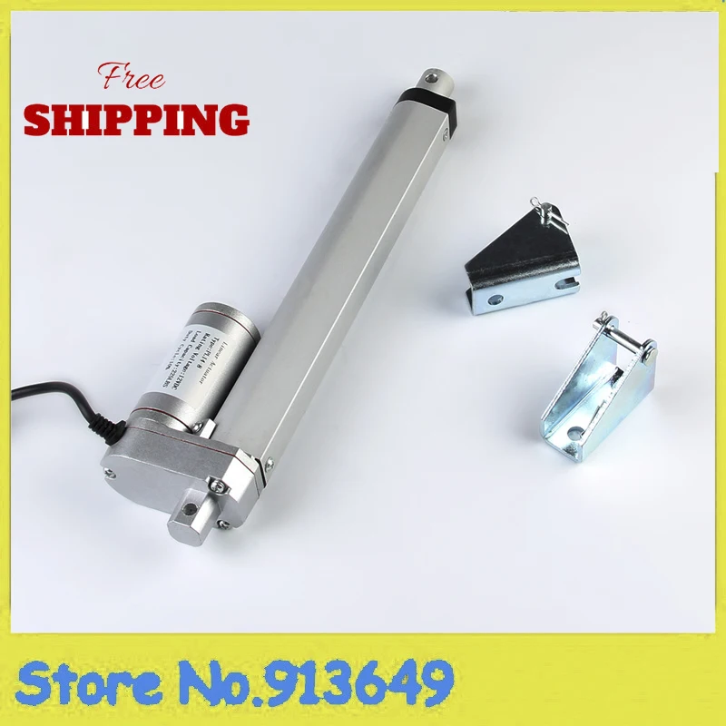 12V,200mm/ 8 inch stroke, 1500N/150KGS/330LBS load linear actuator electric lifting linear actuator tubular motor with brackets цена 12V,200mm/ 8 inch stroke, 1500N/150KGS/330LBS load linear actuator electric lifting linear actuator tubular motor with brackets цены онлайн