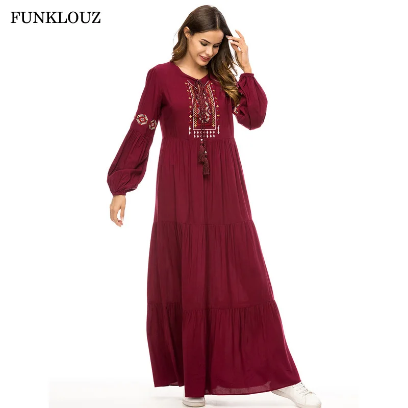 

Muslim Abaya for Women Plus Size Qatar UAE Turkish Islamic Dress Dubai Arab Moroccan Kaftan Robes