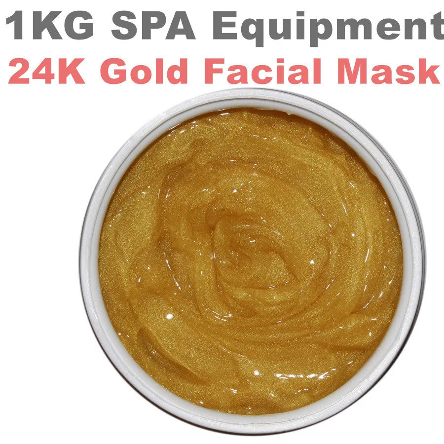 1KG 24k Gold Facial Mask Whitening Moisturizing Anti wrinkle Mask Hospital Equipment 1000g Beauty Salon Products