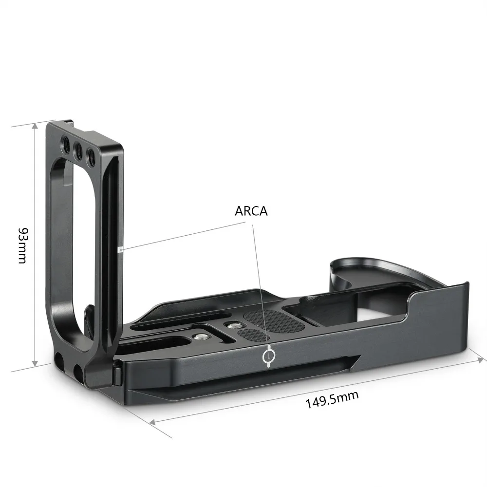 SmallRig быстросъемный x-h1 l-кронштейн для Fujifilm X-H1 l-пластина с ARCA типа AR пластина 1/4 резьбовые отверстия для аксессуаров DIY 2178