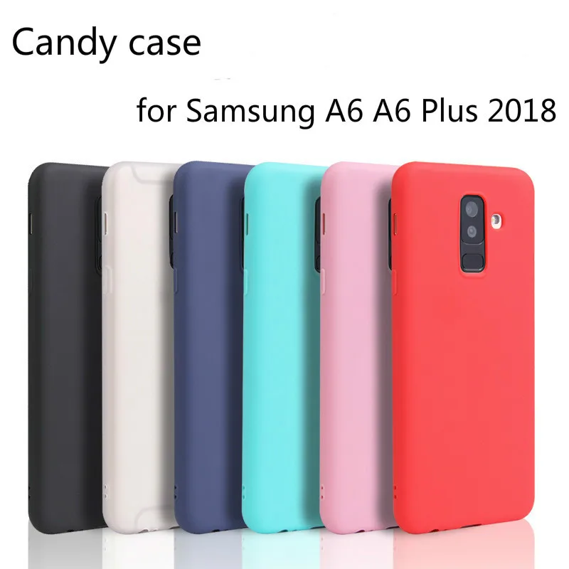 Чехол для Samsung Galaxy A6 A6plus силиконовый мягкий чехол из ТПУ задняя крышка телефона