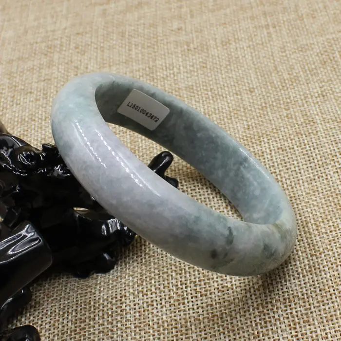 

3472 Certified Grade "A" Natural Green stoneite stone Gems Bracelet Bangle 62mm