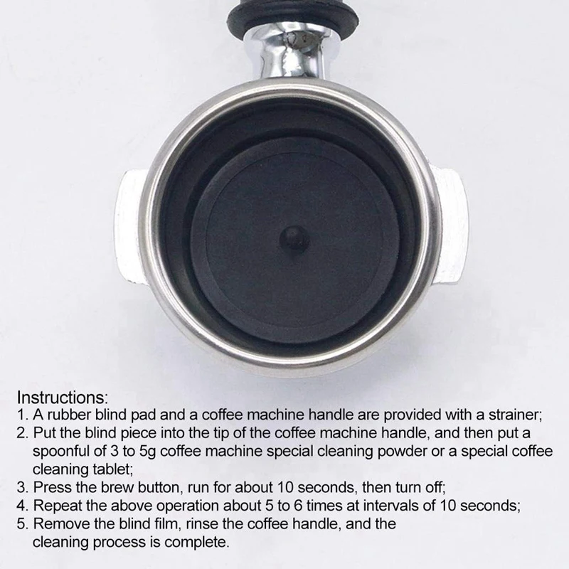 Горячая слепой фильтр обратного диска резиновый для эспрессо-машины пивоварения головки обратного мойки прокладка