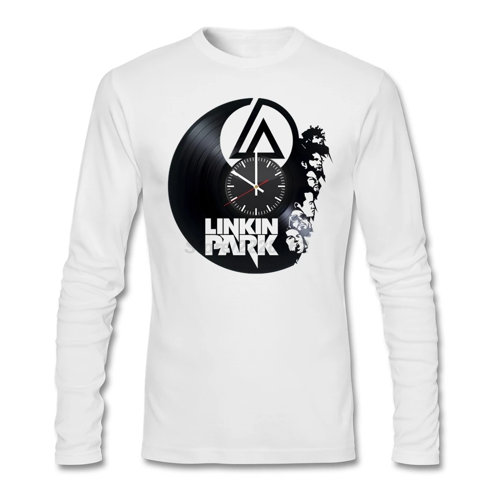 www.neverfullmm.com : Buy man Handmade Vinyl Record Wall Clock t shirt Concert art Linkin Park Clock ...