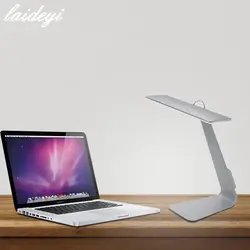 Laideyi 5 мм ультра-тонкий Настольные лампы USB зарядка защита глаз Светодиодная лампа для чтения сенсорный затемнения настольная лампа свет