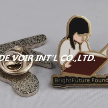 Умирают Ударил значки оптом, из металла в виде кленового листа лацкан с цветом заполнения, имитация Жесткий Мягкая Эмаль