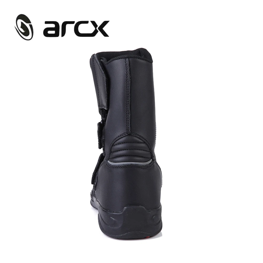 Мотоциклетные ботинки из натуральной коровьей кожи ARCX Водонепроницаемые до