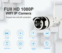 1080 P Облачное хранилище на открытом воздухе водонепроницаемая смарт-камера освещения Wifi IP пуля беспроводная камера безопасности