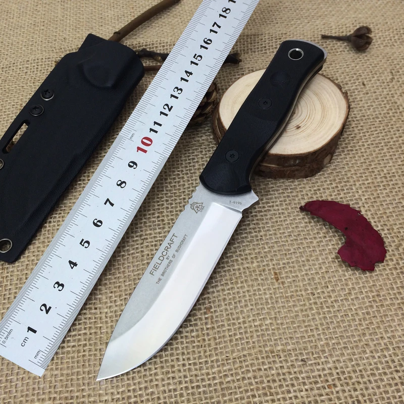 NEW! Fieldcraft ТОПЫ Тактическая Фиксированной Нож Братья Bushcraft 9Cr18Mov Лезвие G10 Ручка