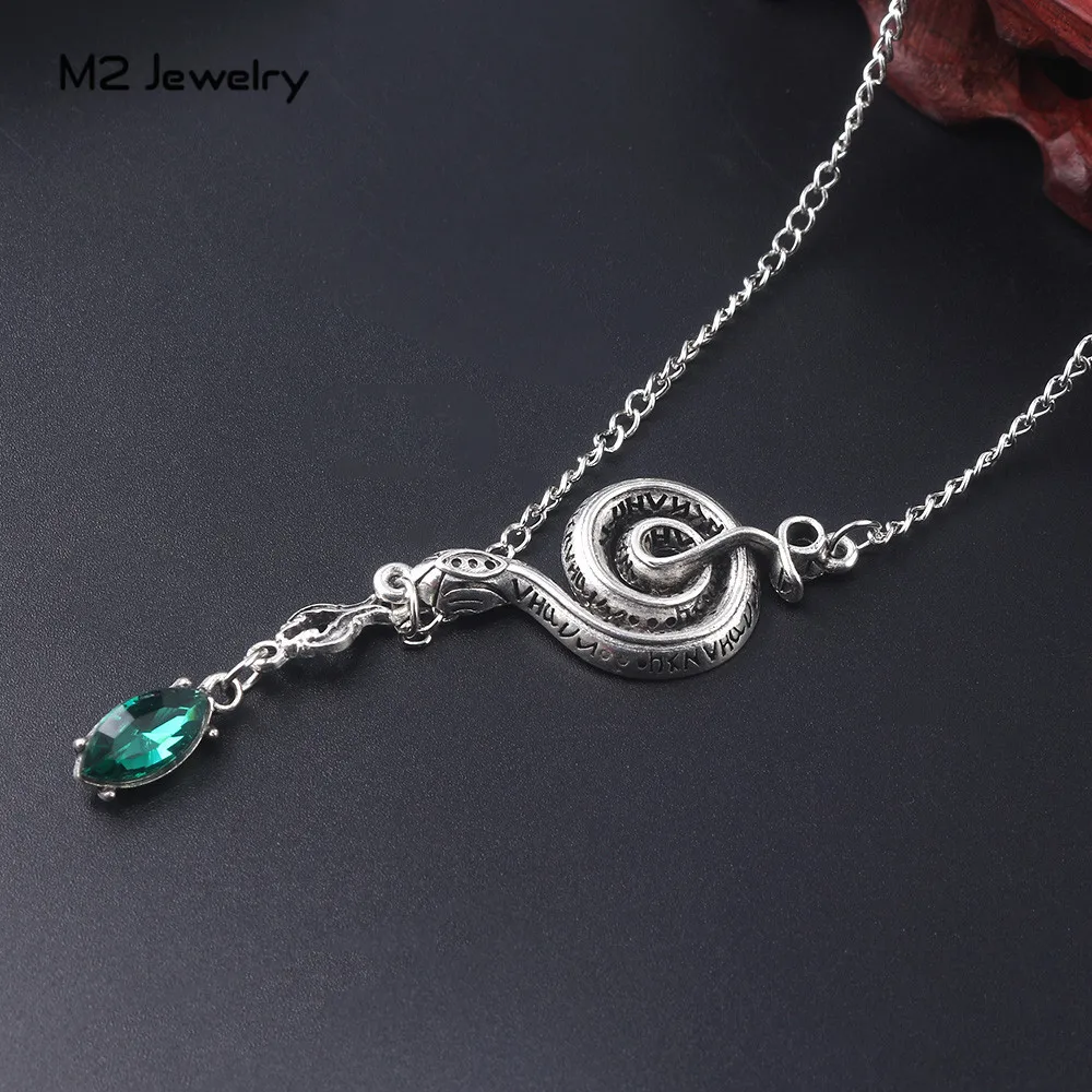 

HP Nagini Snake Necklace Women Fantastic Beasts Nagini Crystal Pendants Necklaces Jewelry