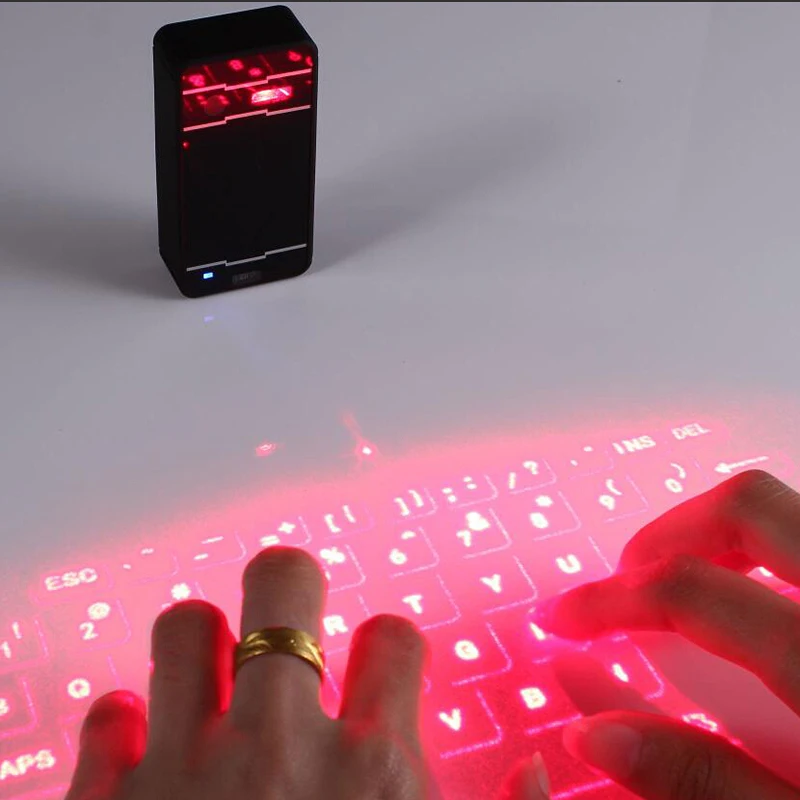 SeenDa мини лазерная клавиатура Беспроводная Bluetooth Виртуальная проекционная клавиатура портативная для iPhone Android iPad планшетный ПК ноутбук
