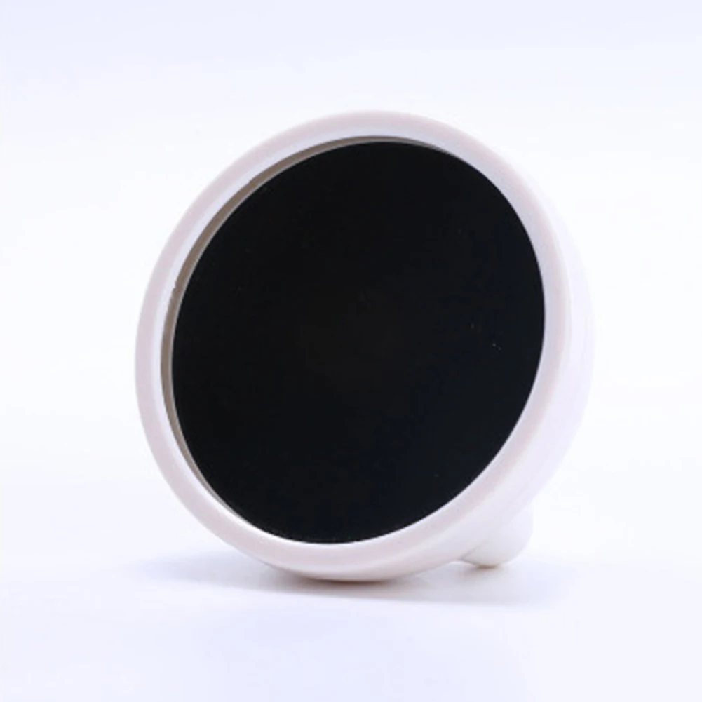 

New Arrival Mirror Round LED Digital Alarm Clock Night Light Date Display Mirror Sensing Table Lamp Travel Clocks