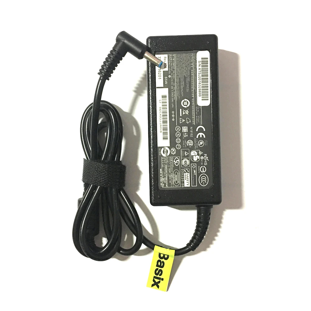 Ceny Basix ładowarka do laptopa 65 W 19.5 V 3.34A AC Power Adapter ładowarka do HP Elitebook Folio 1020 G1, 1040 G1 G2, 1040xt G1