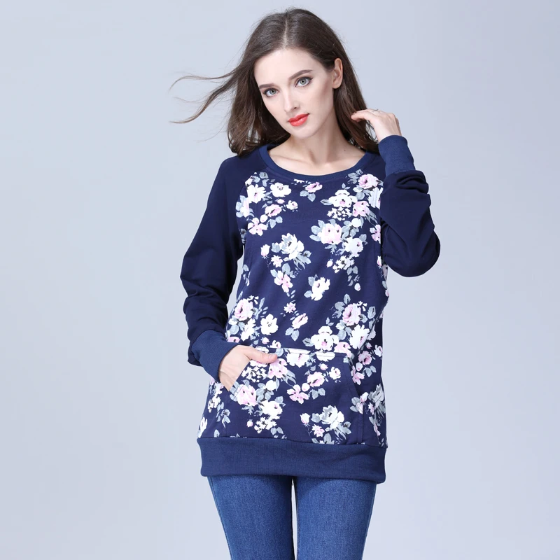 Emotion Moms Long Sleeve winter Maternity Clothes Cotton Nursing Top Breastfeeding tops for Pregnant Women maternity T-shirt New