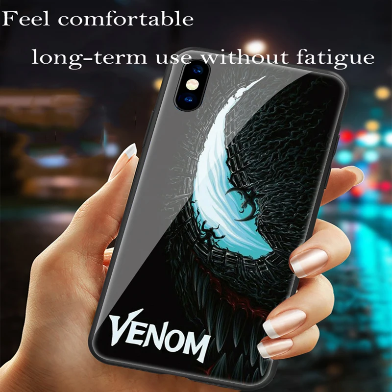 Чехол для мобильного телефона Man Wei Venom iPhone XS MAX Apple XS/XR из закаленного стекла чехол 6