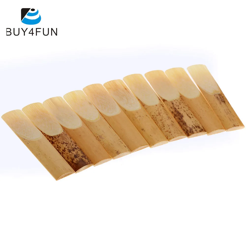 High Quality 10 Pieces 2.5 Reed Bamboo for bE Alto Saxophone Sax Accessories | Спорт и развлечения