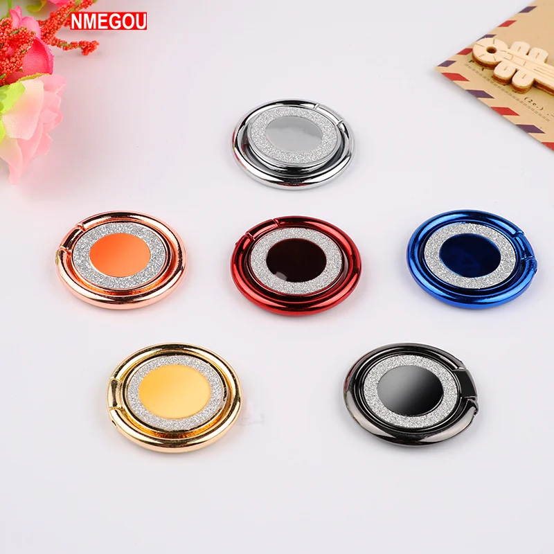 

Glitter Diamond 360 Mobile Phone Finger Ring Holder Stand Magnetic Car Mount Grip for IPhone X XS Max Xiaomi Cell Bracket Socket