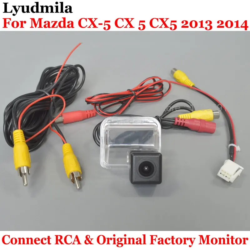 Lyudмила для Mazda CX 5 CX5 2013 2014 Автомобильная камера заднего вида подключается к RCA и