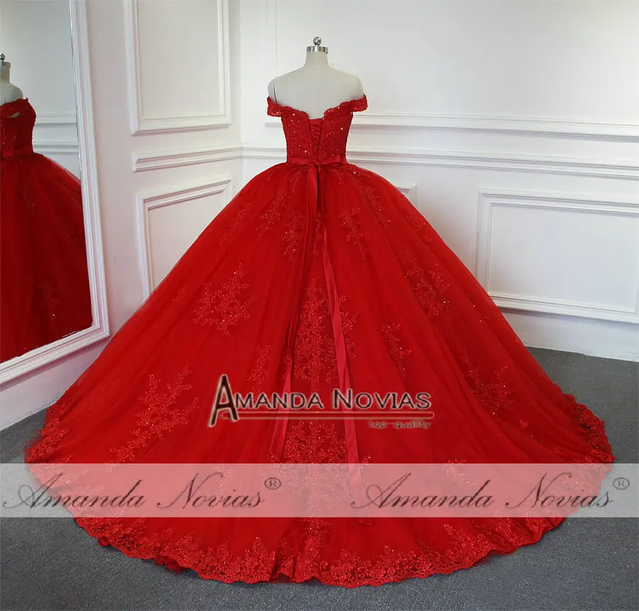 Abito da sposa 2019 Abito Da Sposa Rosso Dell'abito di Sfera Della  Principessa Abiti|Wedding Dresses| - AliExpress