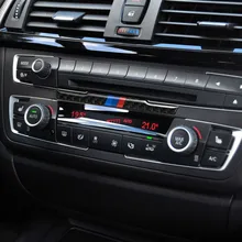 Для BMW F30 F34 3 серии углеродного компакт-дисков декоративные полосы Авто Стикеры внутреннее художественное оформление для 320i интимный Автомобильный Средства для укладки волос