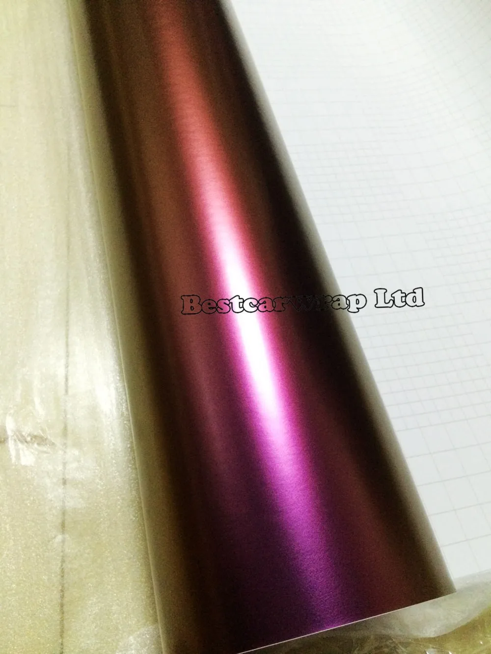 Satin Gold-purple pearl matt Chameleon Car wrap film 3M vehicle wrapping (3)