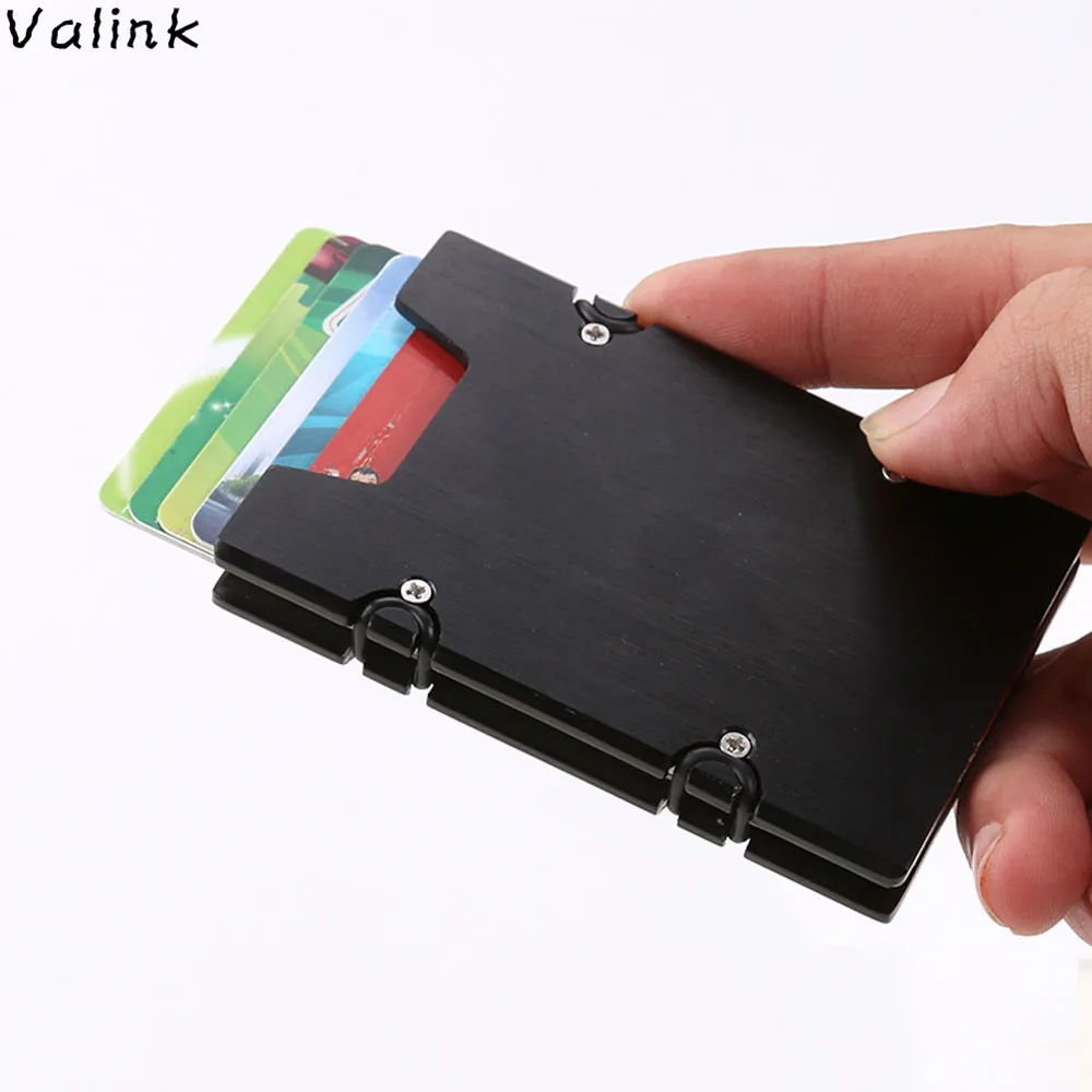Valink 2018 Новая мода унисекс ID с протекторами для банковских карт кошелек держатель для карт посылка Box Кредитная Держатель для карт Carteira Masculina