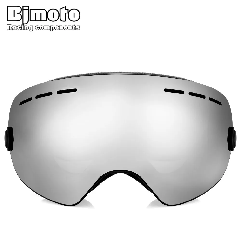 

BJMOTO Detachable Motorcycle Skiing Goggles Anti-fog Double lens 3 Layer Foam UV400 Outdoor Ski Snowboard Mask Moto Gafas Oculos