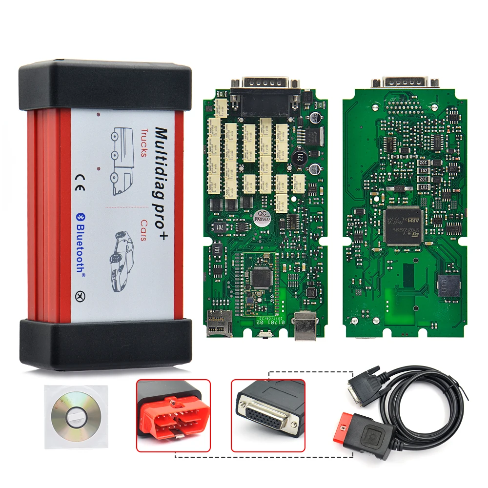 Диагностический сканер Multidiag pro OBD2 для автомобилей и грузовиков диагностический