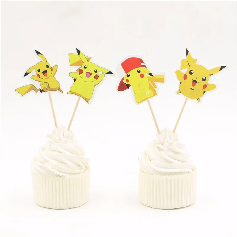Birthday Decorations Party Supplies Kawaii Party Favor Include Happy Birthday Banner, Cake Topper, Balloon, Cupcake Toppers, Carton Decorations For