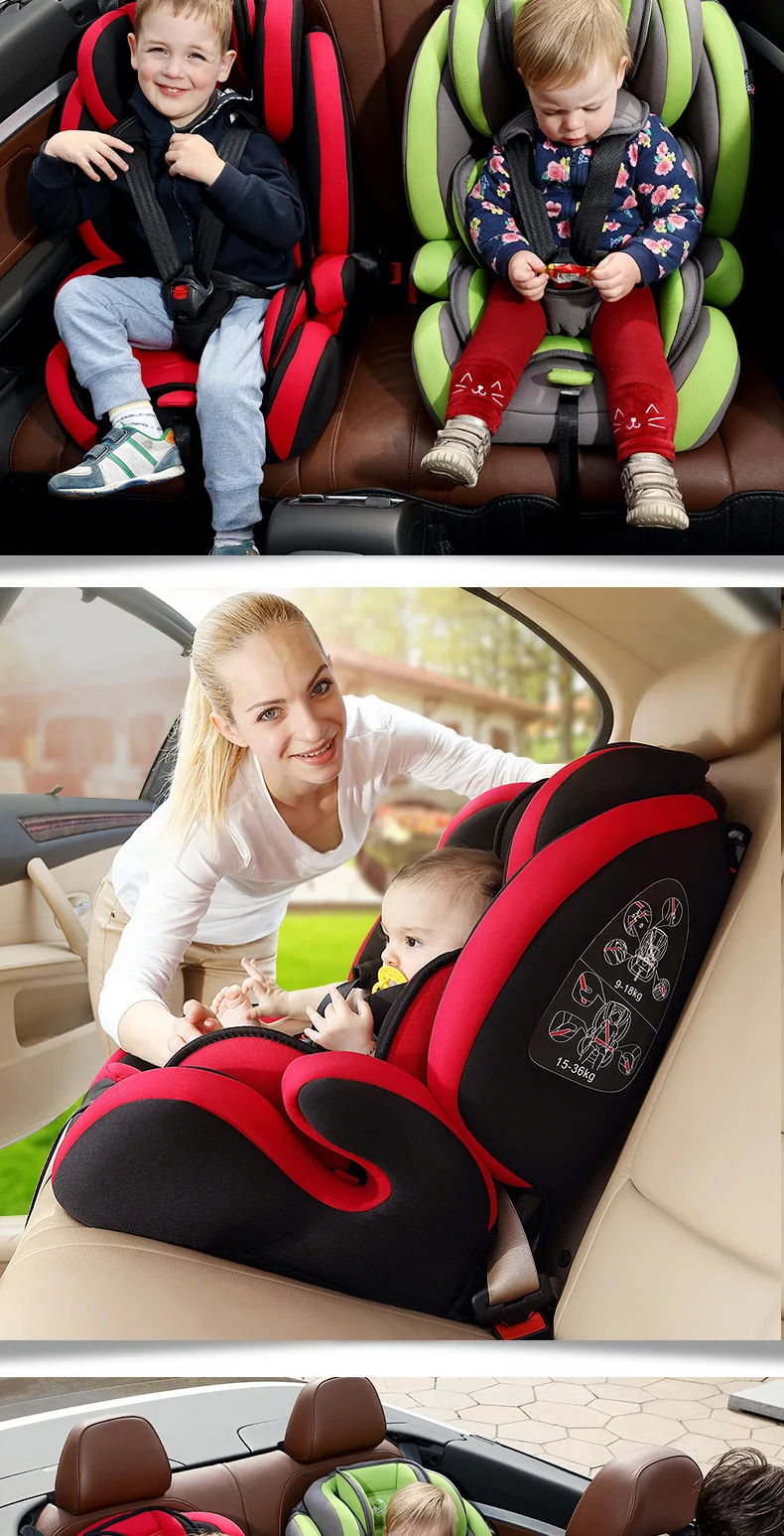 Детское автомобильное кресло детское автомобильное сиденье 9 месяцев-12 лет Универсальное Детское автомобильное кресло портативное автомобильное сиденье