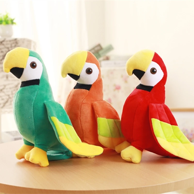 Millffy 1 шт. мягкий милый плюшевый Rio Macaw попугай плюшевая игрушка Плюшевая Кукла птица для маленьких детей подарок на день рождения домашний магазин Декор