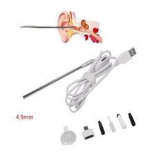 Hot Sale Medical USB Endoscope 4 9mm Lens Otoscope Endoscope Camera Ear Nose Mouth PC Borescope
