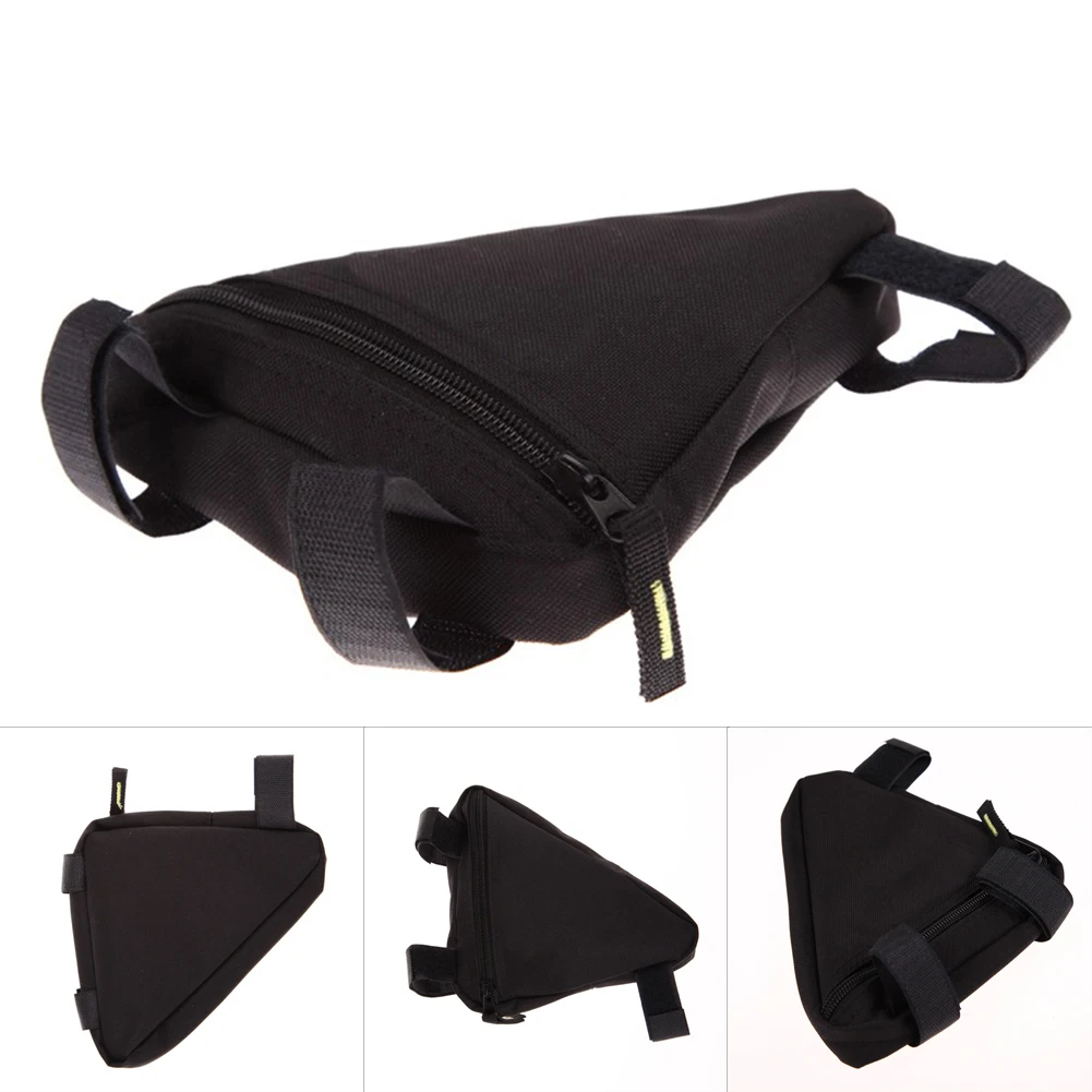 

New Triangle Cycling Bike Bicycle Front Tube Frame Pouch Bag Holder Saddle Triangle storage bag