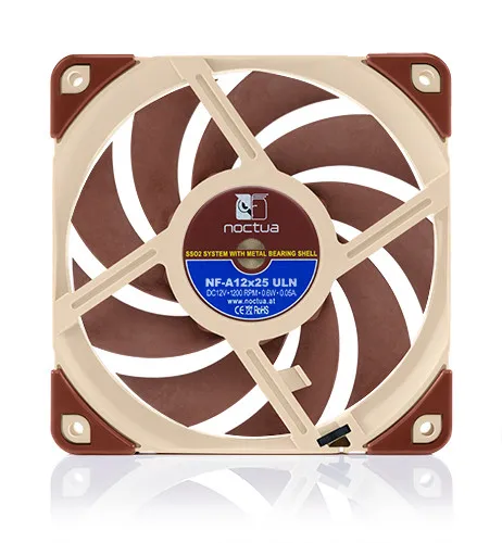 Noctua NF-A12x25 PWM ULN FLX 12 см 120 мм PC чехол для компьютера Вентилятор охлаждения процессора кулер радиатор 3p 4p вентилятор