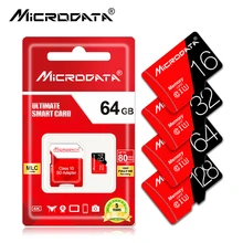 Microdata Высококачественная флеш-карта памяти 8 Гб 128 ГБ карта micro sd 16 ГБ 32 ГБ карта памяти usb ручка-накопитель SD/TF карта
