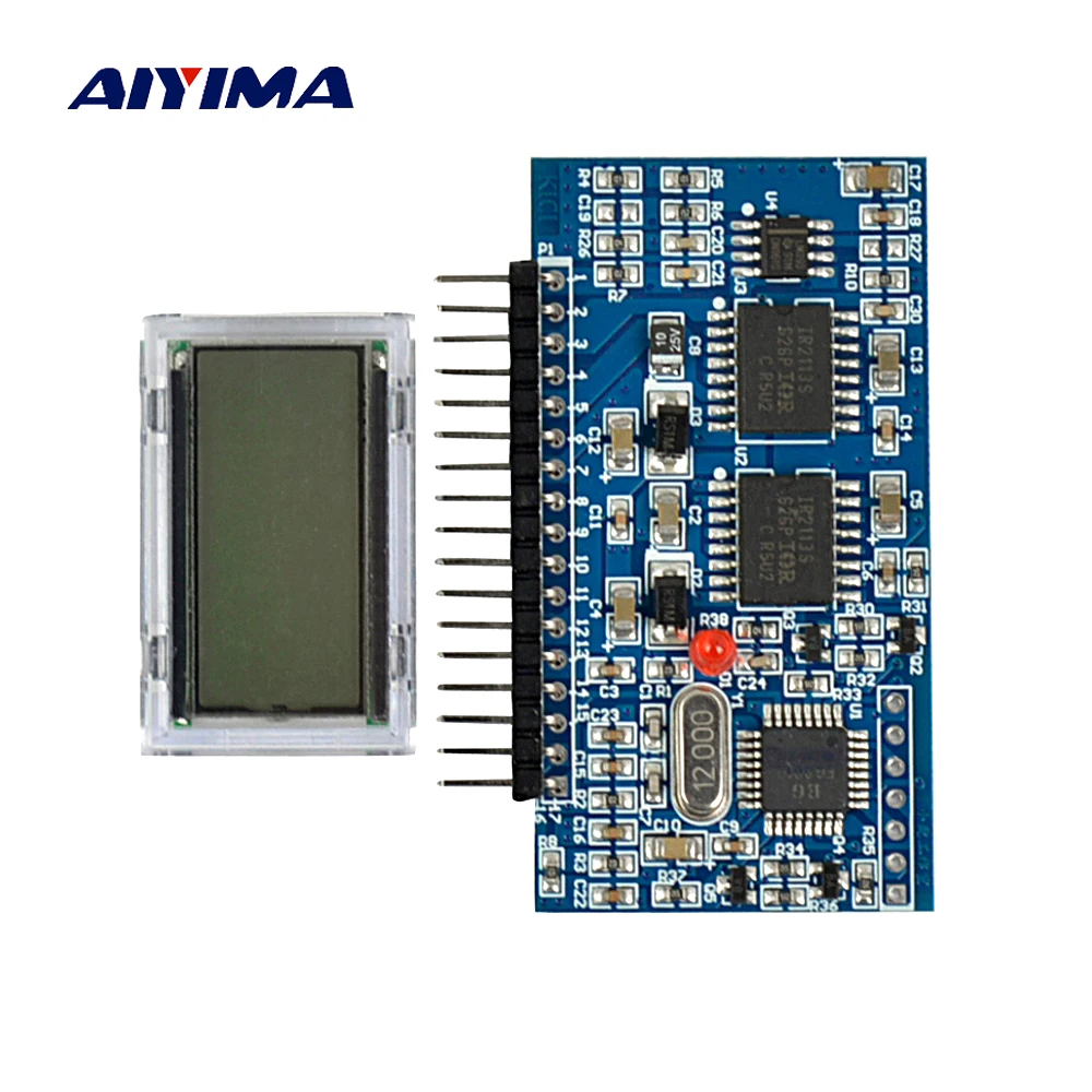 Aiyima Pure Sine Wave Inverter Driver Board EGS002 EG8010 + IR2110 Driver Module +LCD ir2110 ir2110pbf dip14