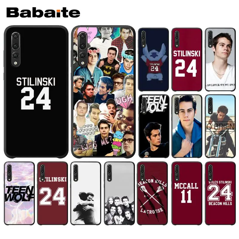 

Babaite Dylan O'Brien Teen Wolf Stilinski 24 McCALL Phone Case for Huawei P20 Mate20 Lite Honor Play 8A 8C 7C 5A Y6 Y5 Psmart