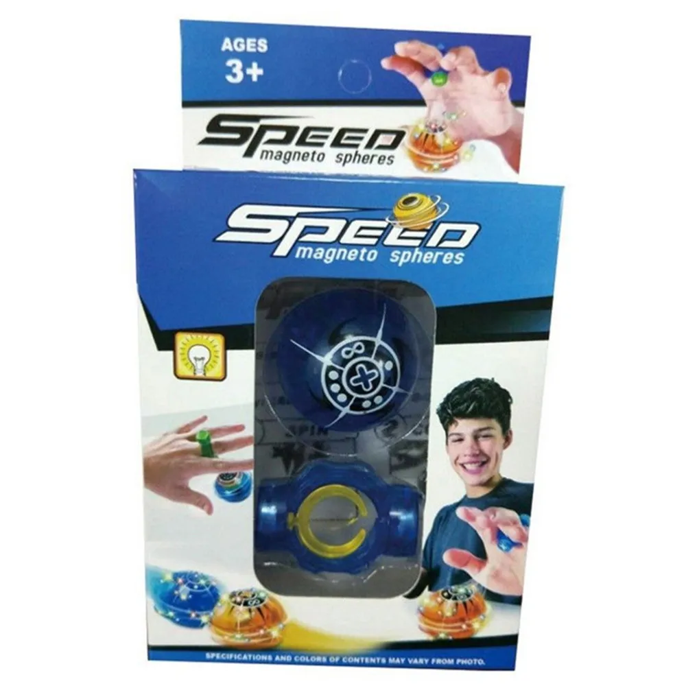 Magic Speed Magneto Spheres Flashing Ball Spinner Toys Stress Reducer