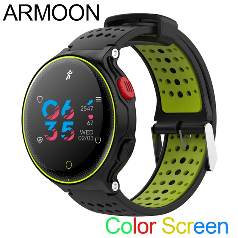 

Smart Watch X2 Android IOS Fitness Bracelet Sleep Monitor Fitness Tracker Heart Rate Smartband IP68 Color Screen Round Wristband