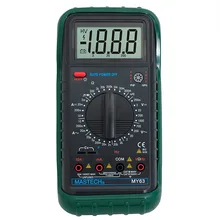 MASTECH MY63 2000 отсчетов цифровой мультиметр DMM W температура емкость и HFE тестеры метр амперметр Мегаомметр