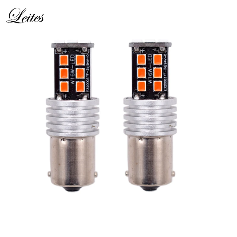 

Leites 10pcs 1156 BA15S LED Light 2835 LED 15SMD Bulb White Red Amber Turn signal Reverse Light Bulb lamp Rear Tail Lamp Bulb