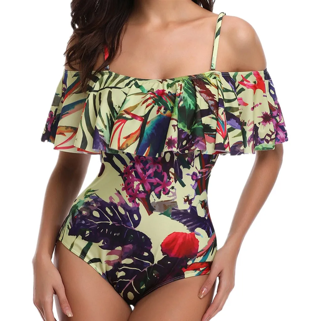 

2019 Sexy Swimsuit Women Swimwear One Piece Bodysuit Push Up Monokini Cross Bathing Suits Swim Suit Wear Female Beachwear #XTN