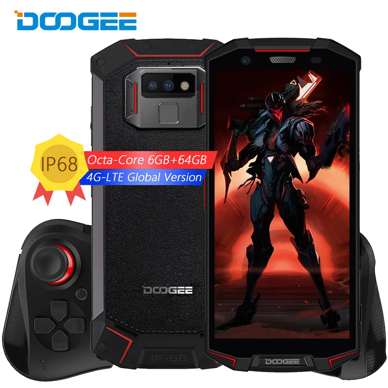 

Doogee S70 IP68 Rugged Smartphone 5.99 Inch 18:9 Android 8.1 Oreo Octa Core 6GB+64GB Waterproof Shockproof Phone 5500mAh Face ID