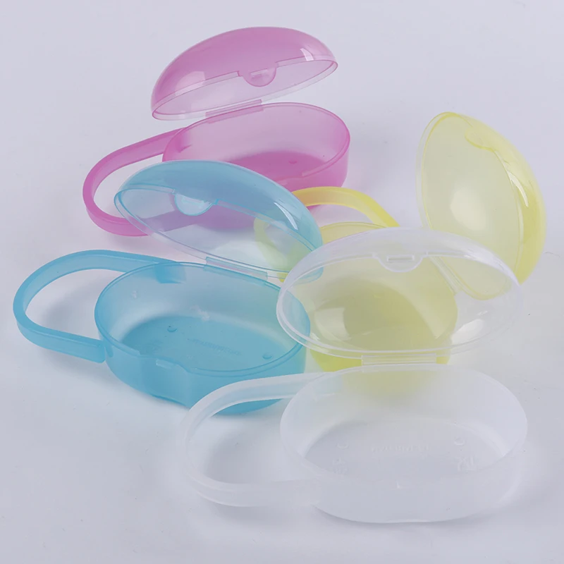 

Portable Pacifier Box Kids Pacifier Nipple Cradle Case Holder Travel Storage Box Baby Infant Pacifiers Boxes