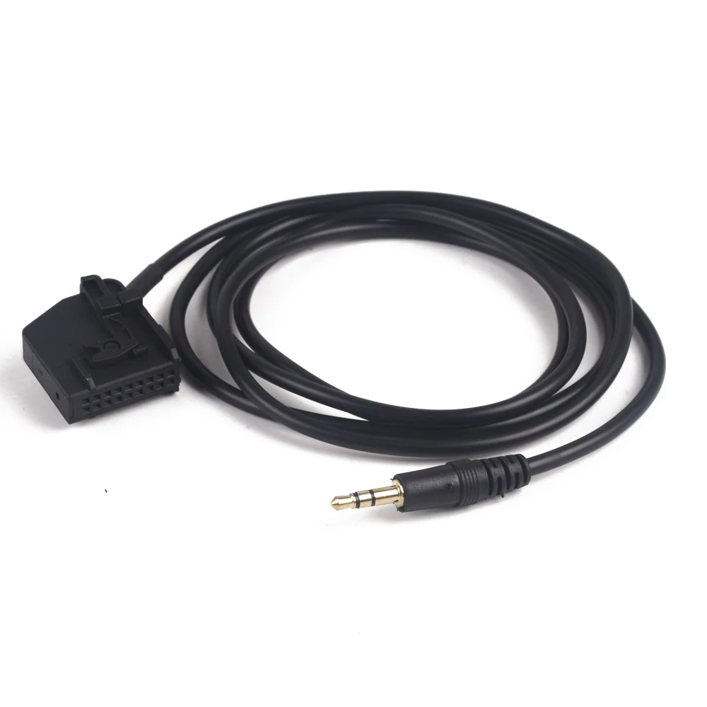 AUX Input Adapter Cable 3.5mm Jack Connect MP3 Mobile Phone For VW Passat Touareg Golf V for