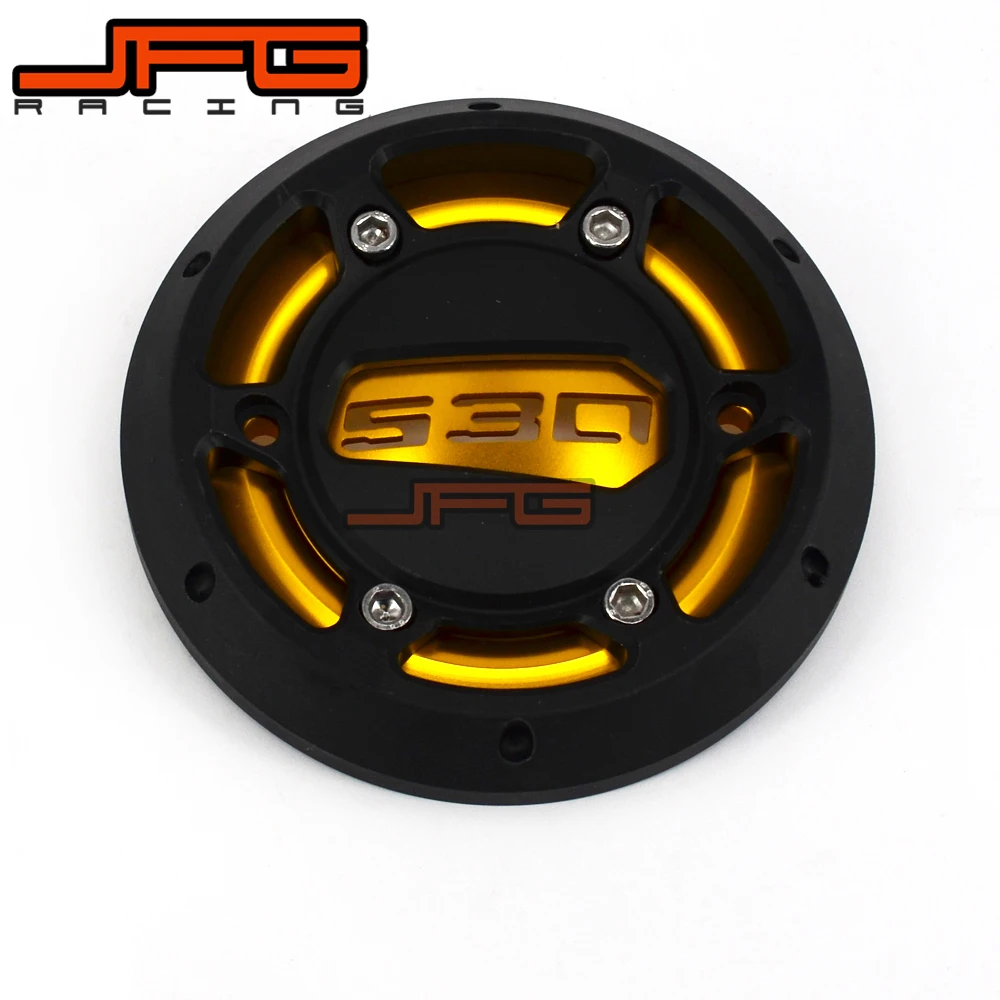 gold Мотоцикл 6 цветов CNC Двигатель статора Крышка протектор для YAMAHA TMAX t-max 530 2012- T-max 500 2008-2011 - Цвет: gold