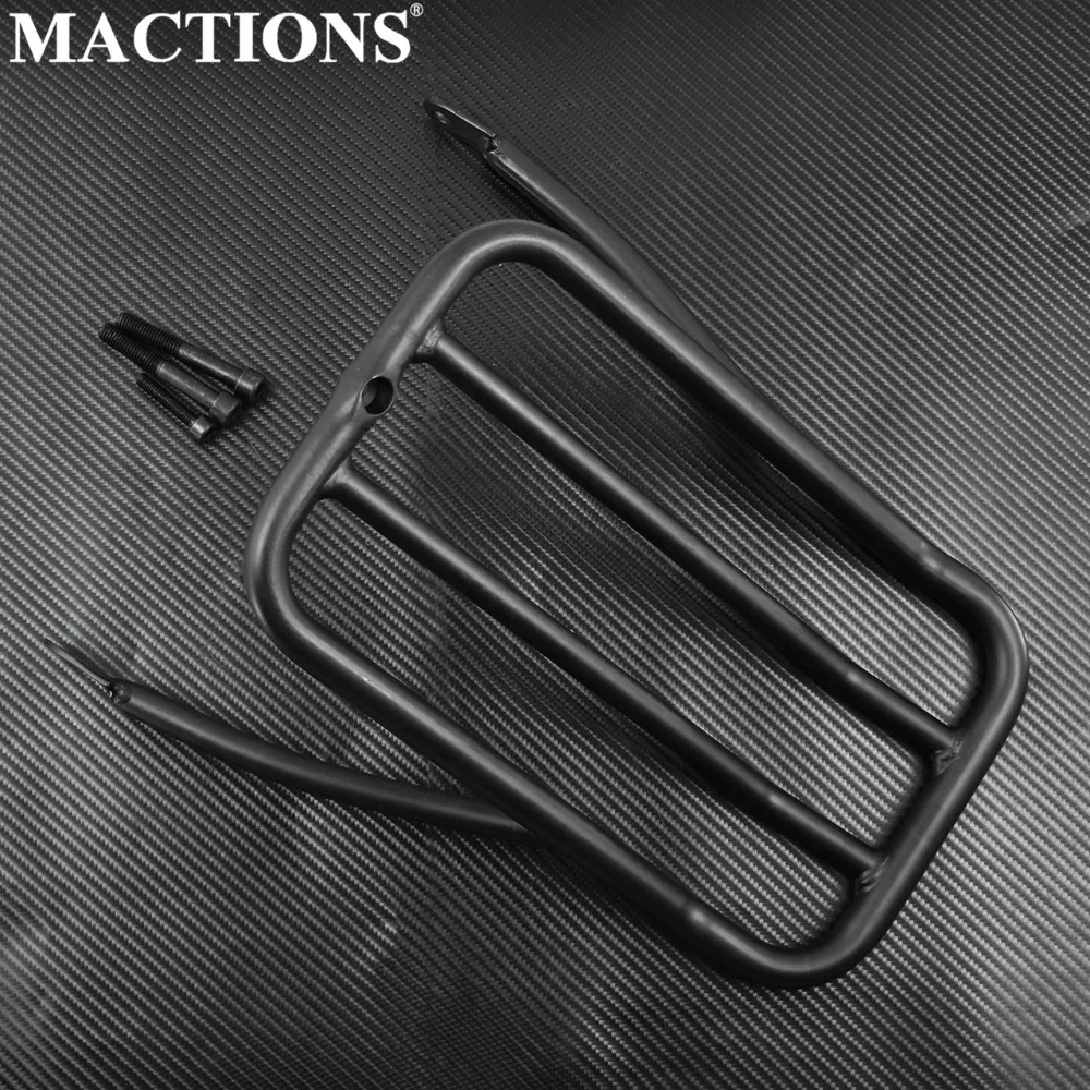 Motorcycle Rear Fender Luggage Shelf Rack Case Black For Harley Sportster Iron 883 XL883N 2009-2017 48 XL1200X 72 XL1200V 12-16